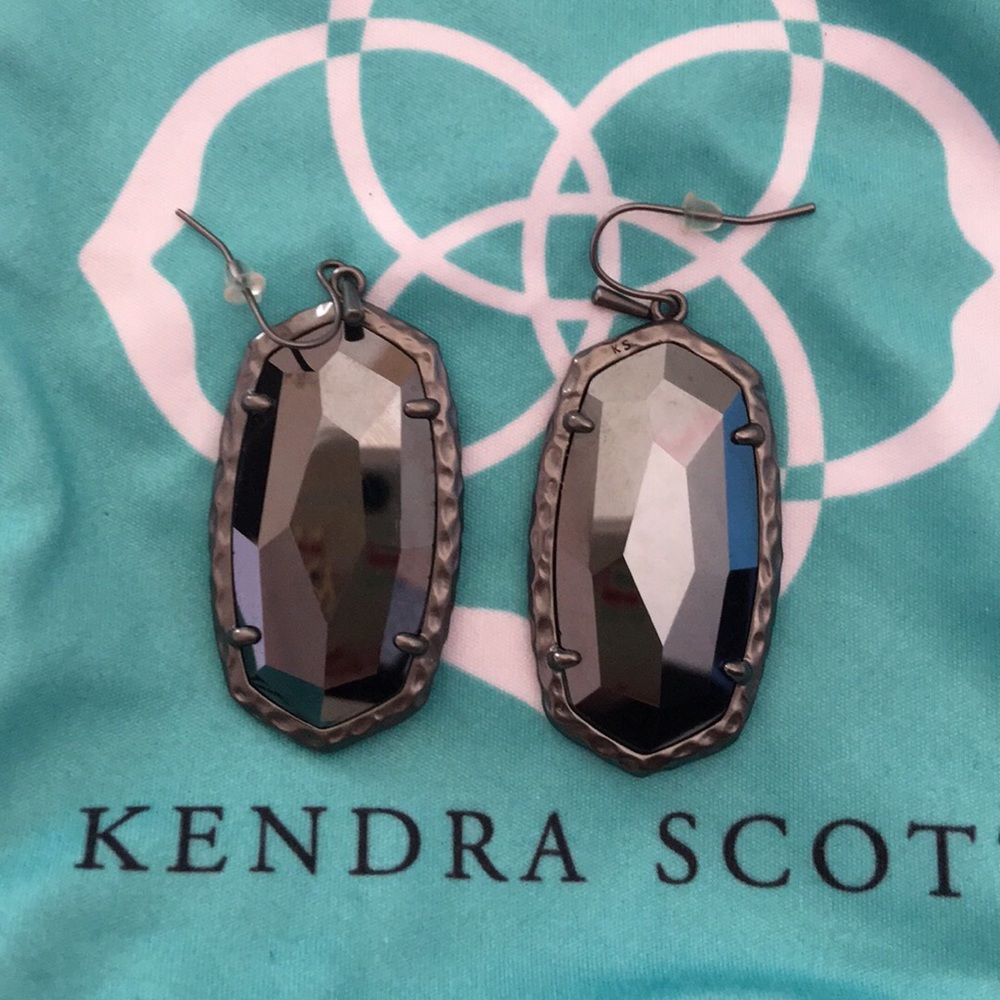 Ella Hematite Kendra Scott Earrings